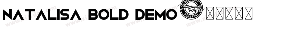 Natalisa Bold Demo字体转换